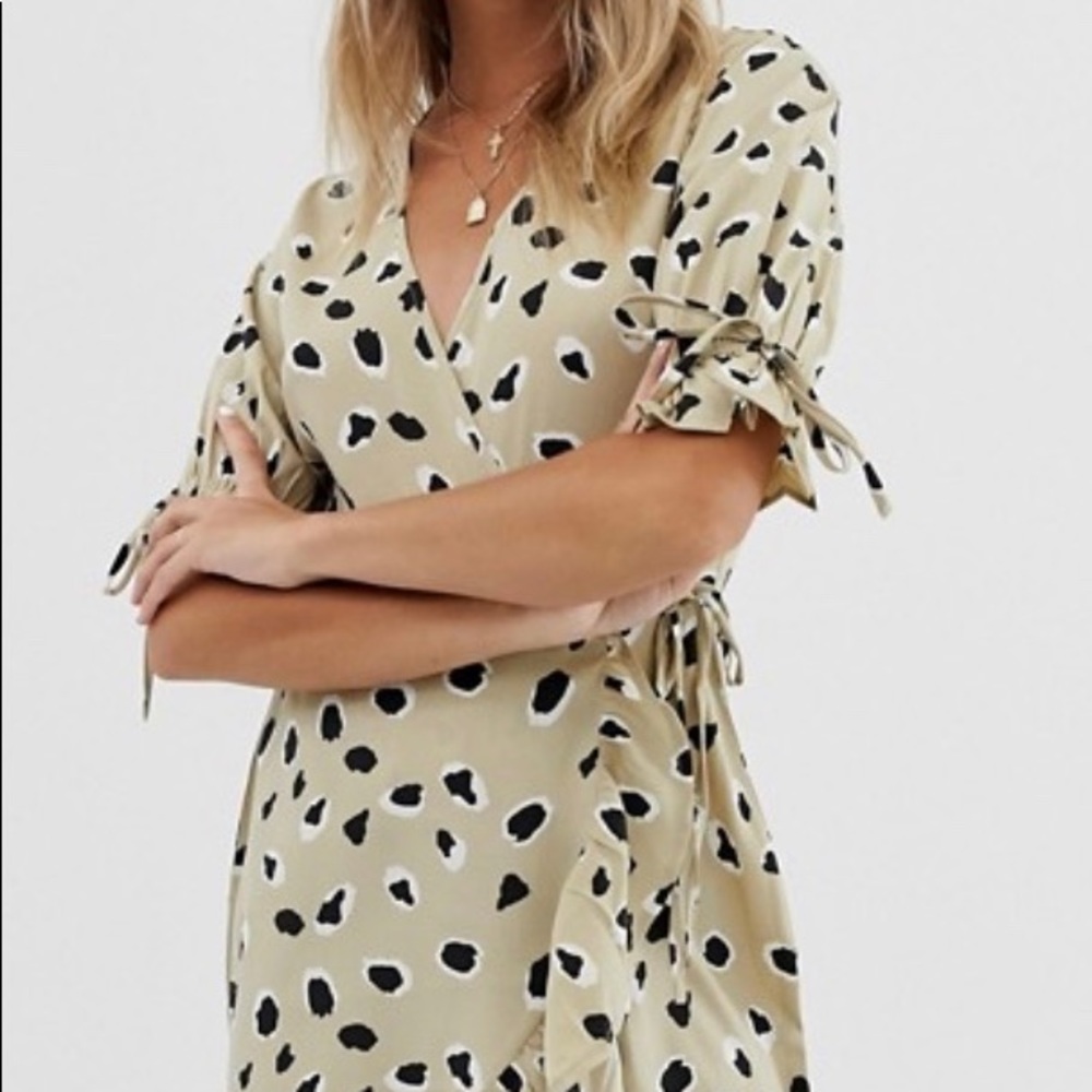 Wednesday’s Girl Wrap Mini Dress